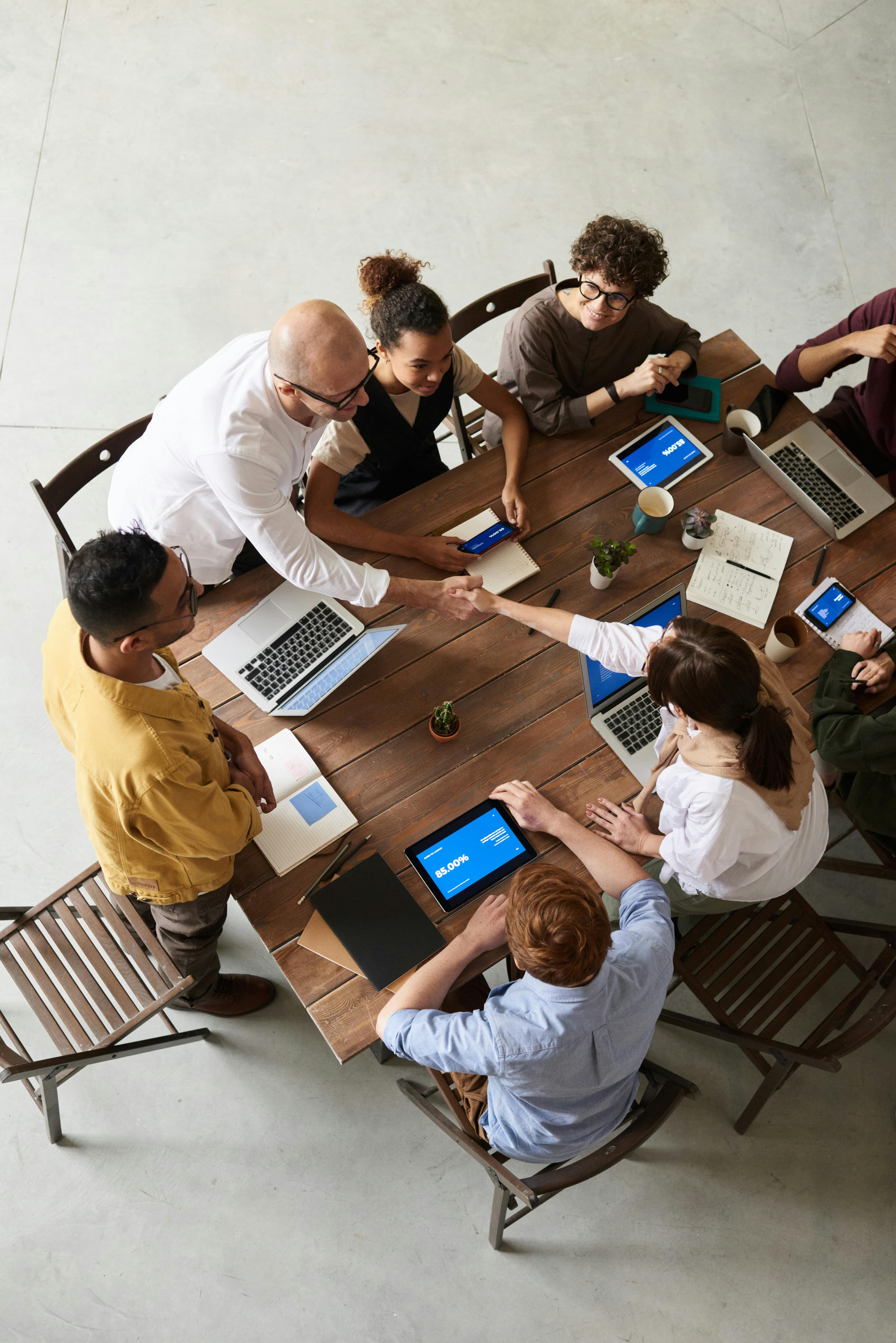 Professional secretarial services meeting